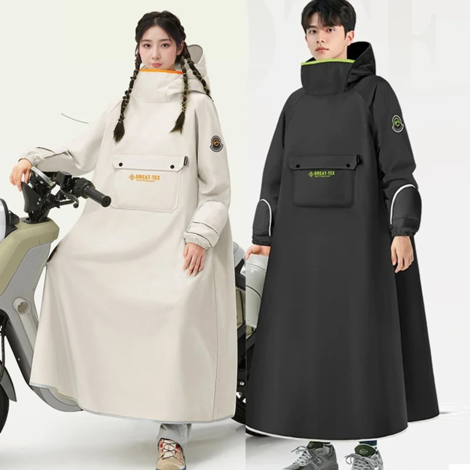 Cycling Gear For Rain - معطف واق من المطر للدراجات النارية