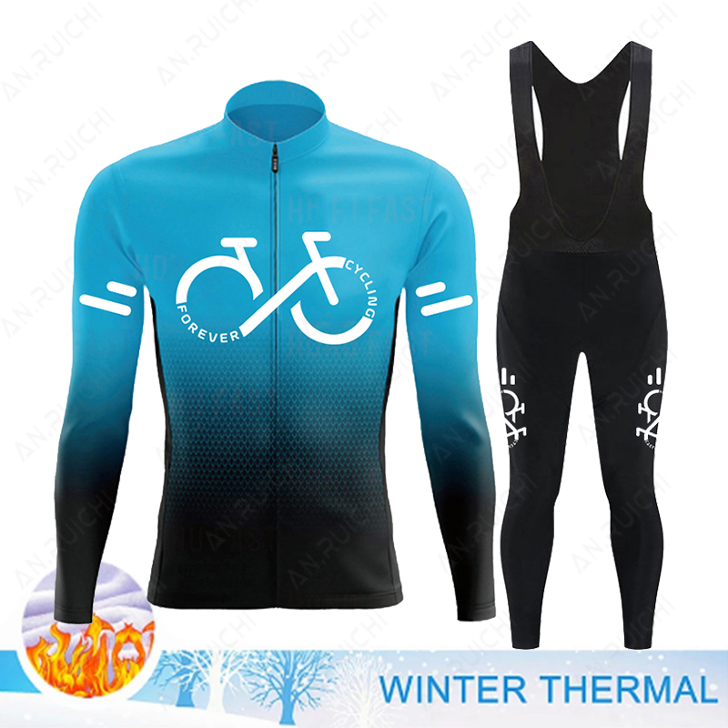 Cycling Gear Winter - 2023 الشتاء الحراري الصوف الدراجات جيرسي