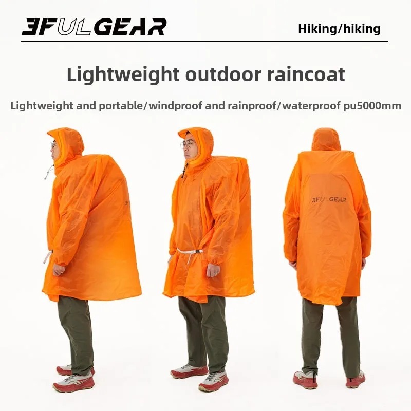 Cycling Gear For Rain - معطف واق من المطر خفيف الوزن