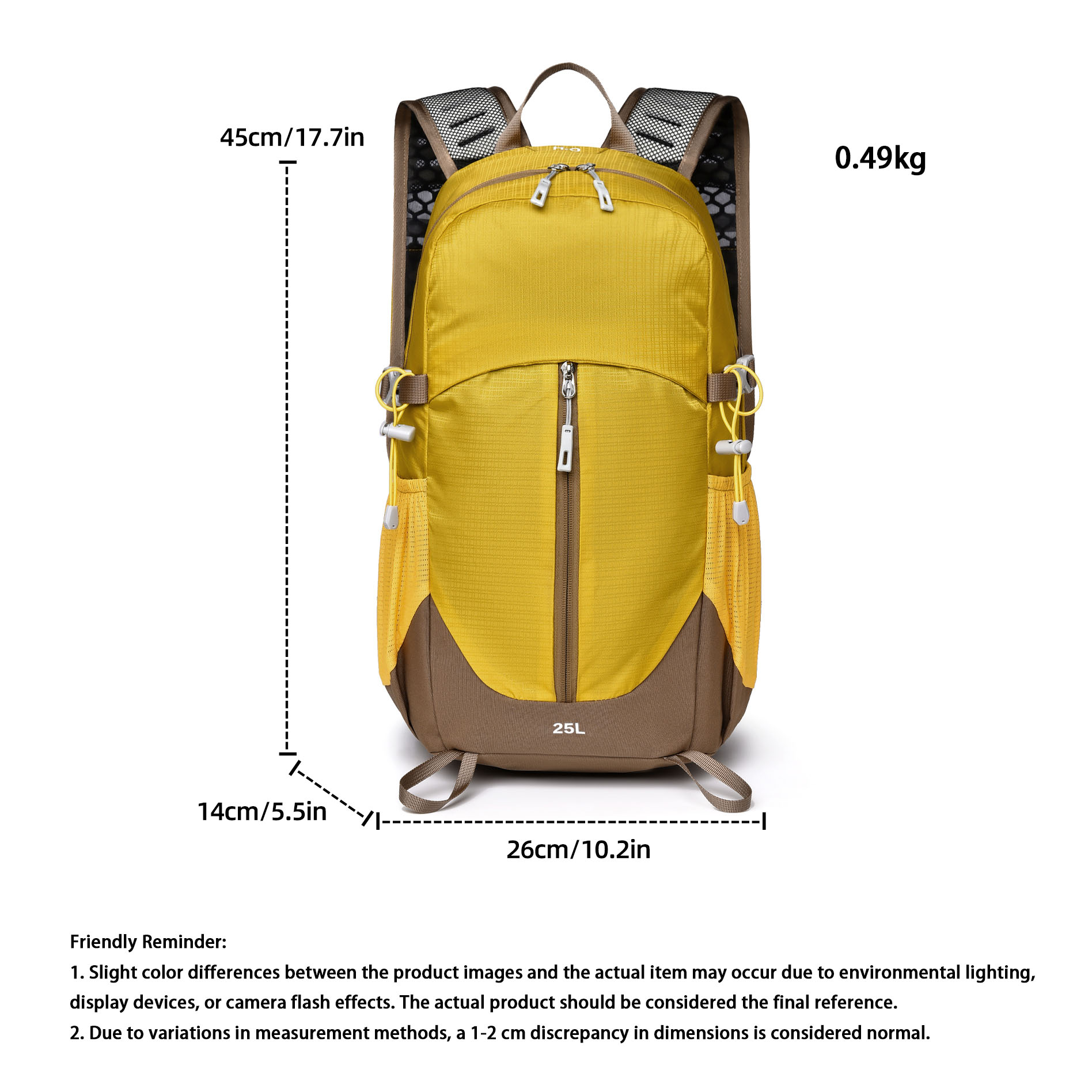 حقيبة ظهر للتنزه سعة 25 لتر، ح - مراجعة Cycling Backpack وسعره