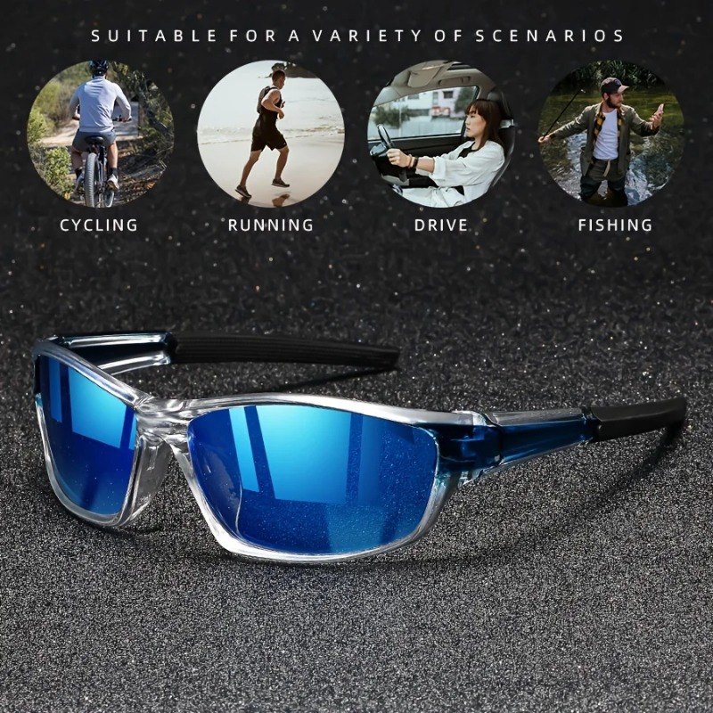 نظارات شمسية رياضية للرجال خفي - مراجعة Cycling Glasses وسعره