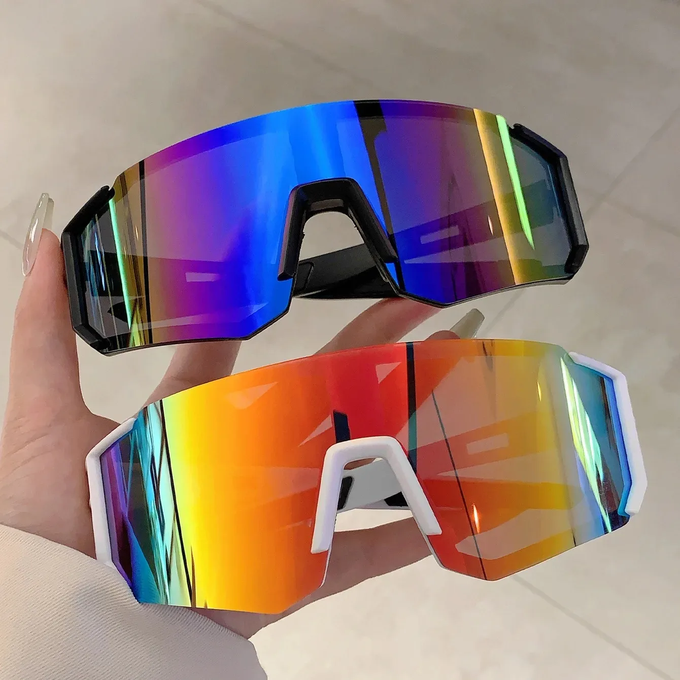 نظارات شمسية رياضية خارجية للر - مراجعة Cycling Glasses وسعره