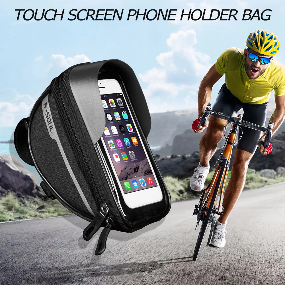 حقيبة هاتف مقاومة للماء لمقود  - مراجعة Cycling Gear Pouch وسعره