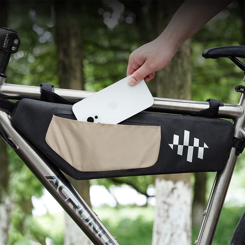 حقيبة دراجة بإطار مثلث الشكل م - مراجعة Cycling Gear Pouch وسعره