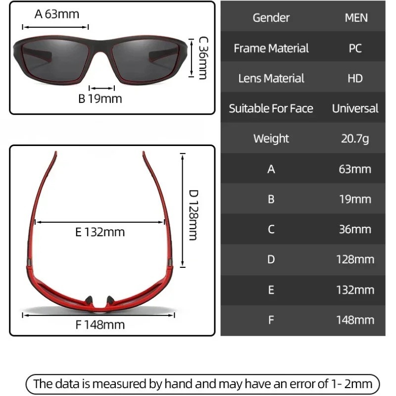 نظارات شمسية للدراجات والجري و - مراجعة Cycling Glasses وسعره