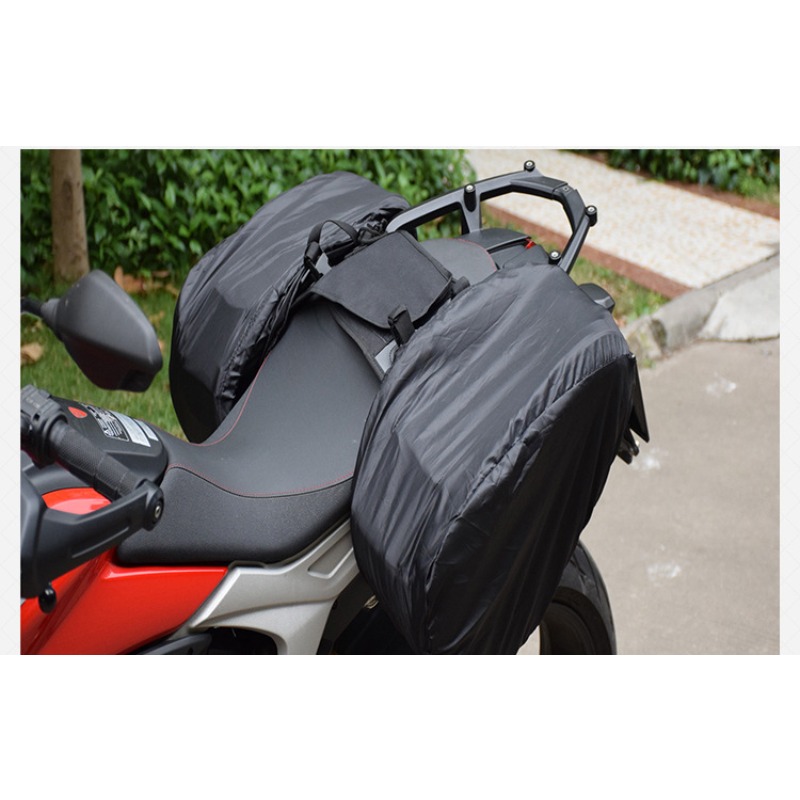 حقائب جانبية للدراجات النارية  - مراجعة Carbon Fiber Saddle وسعره