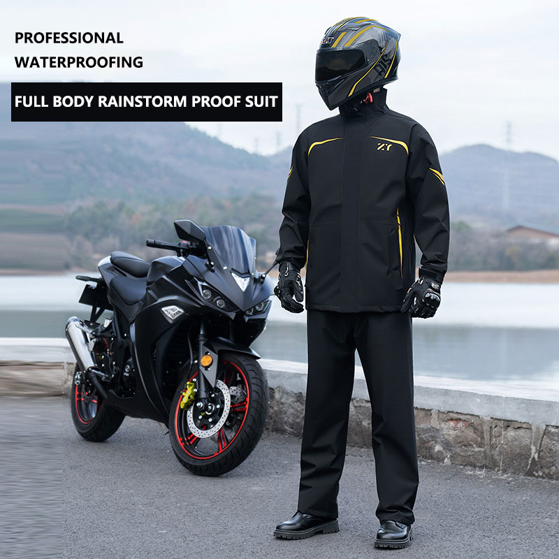 دراجة نارية انسكبت معطف واق من - مراجعة Cycling Gear For Rain وسعره