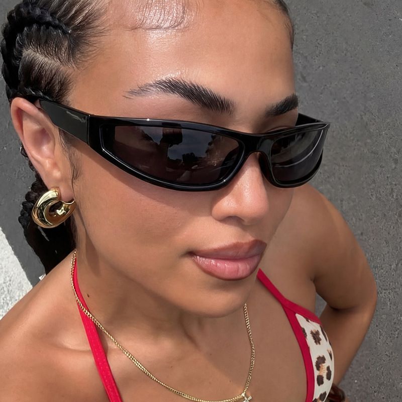 نظارات شمسية مستطيلة ضيقة بتصم - مراجعة Cycling Glasses وسعره