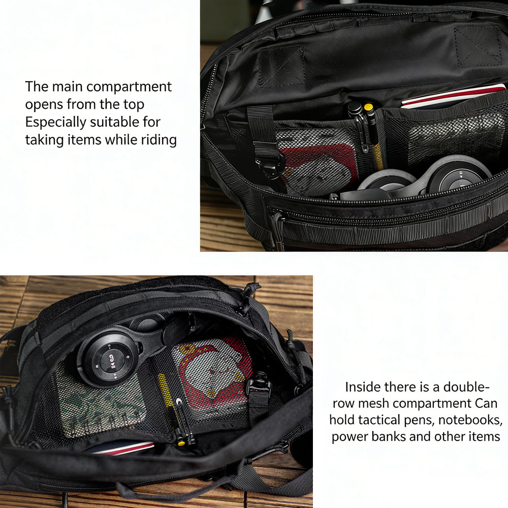 حقيبة كتف تكتيكية متعددة الاست - مراجعة Cycling Gear Pouch وسعره