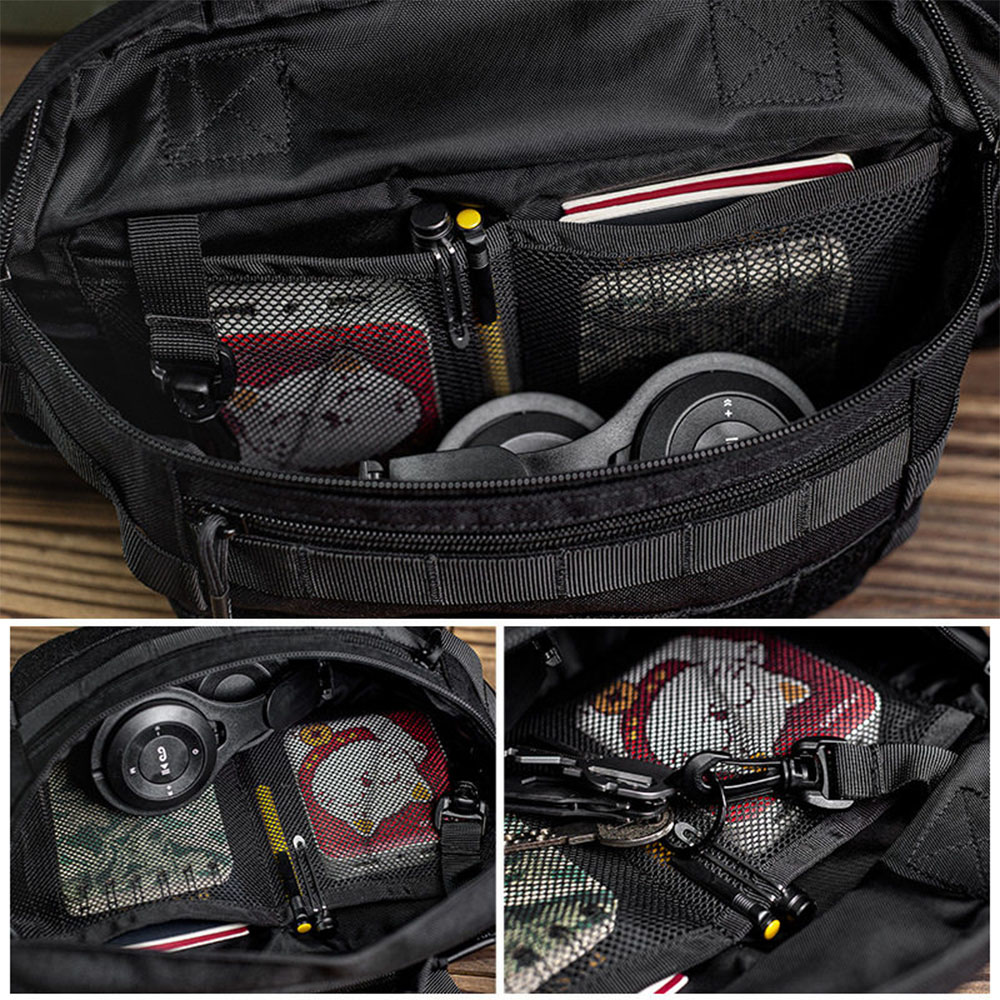 حقيبة كتف تكتيكية متعددة الاست - مراجعة Cycling Gear Pouch وسعره