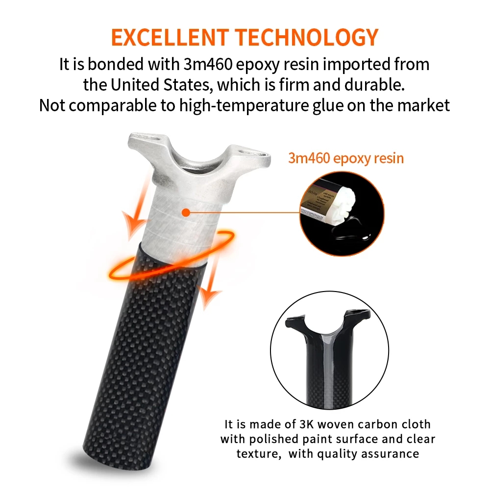 TOSEEK 3K-قضيب المقعد للدراجة  - مراجعة Carbon Fiber Saddle وسعره