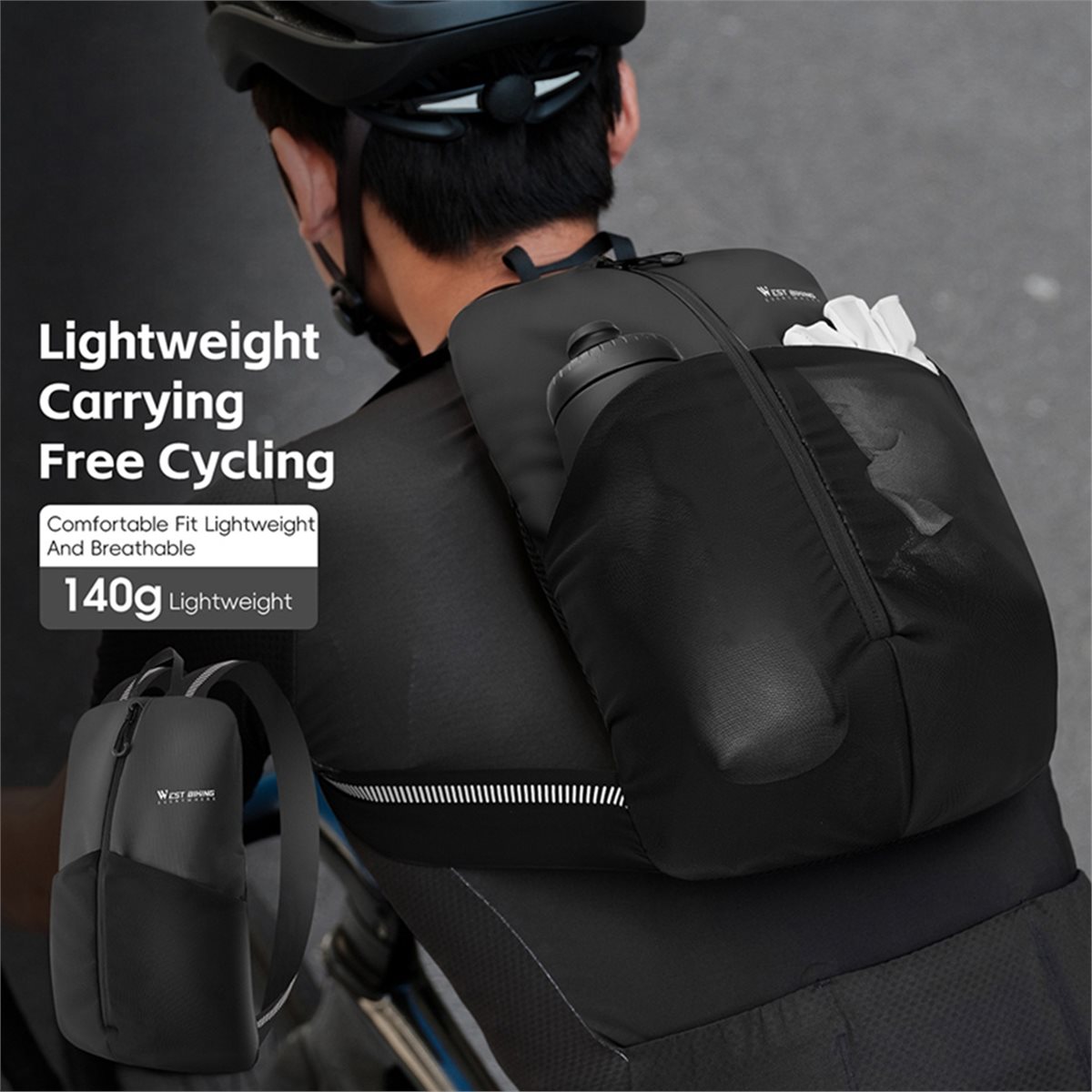 حقيبة ظهر A61P للدراجات الهوائ - مراجعة Cycling Backpack وسعره