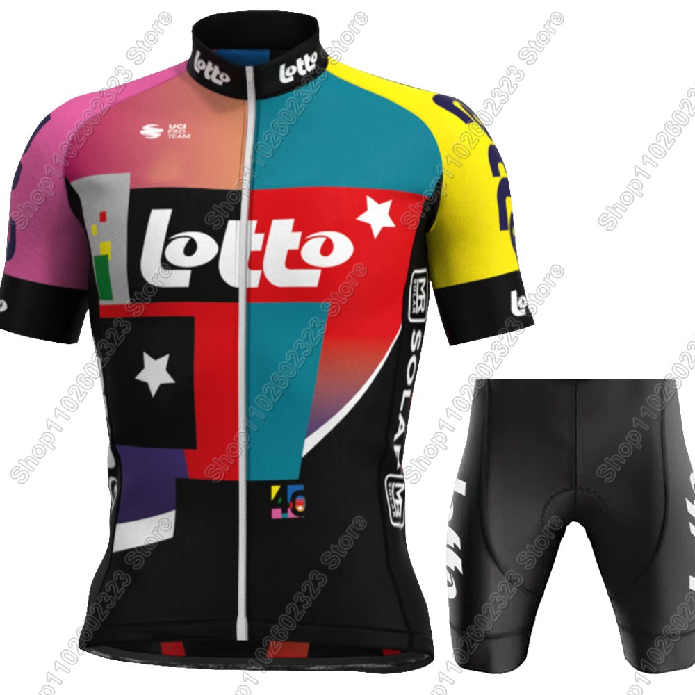 لوتو فريق 2025 طقم جيرسي لركوب - مراجعة Cycling Gear Logo وسعره