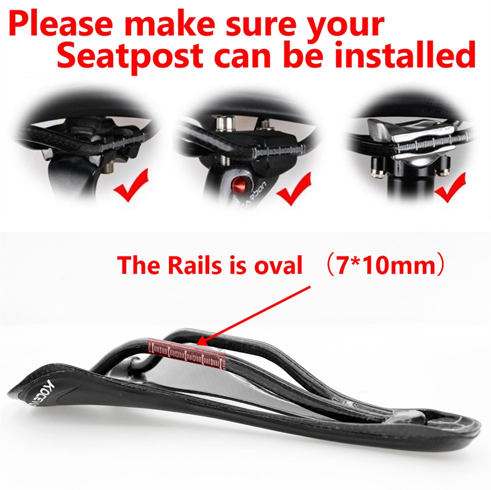 سرج من الكربون KOCEVLO T800 من - مراجعة Carbon Fiber Saddle وسعره