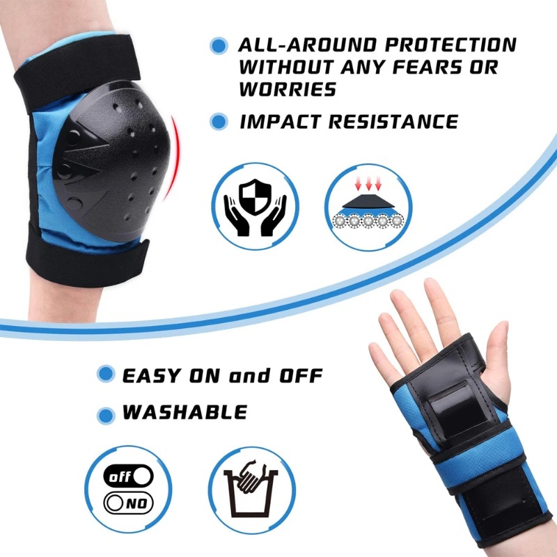 مجموعة واقيات الركبة للبالغين  - مراجعة Youth Cycling Gear وسعره