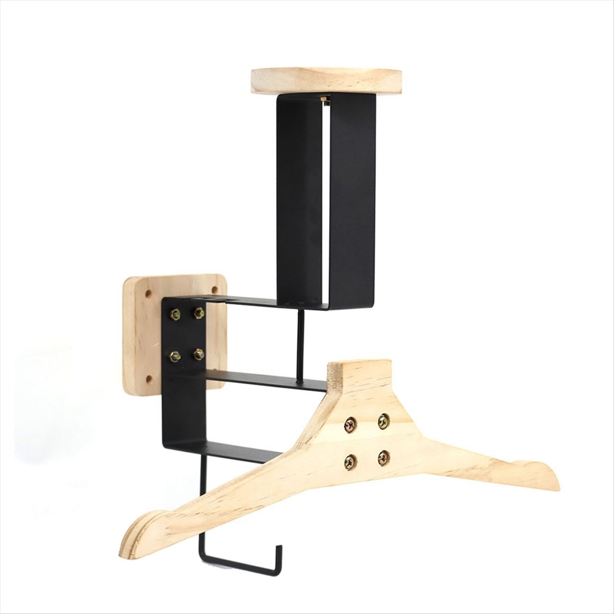 حامل خشبي جديد للخوذة على شكل  - مراجعة Cycling Gear Holder وسعره