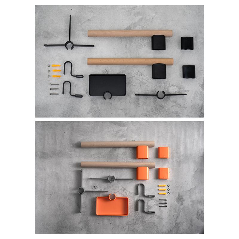 حامل جداري للدراجات من خشب الز - مراجعة Cycling Gear Holder وسعره