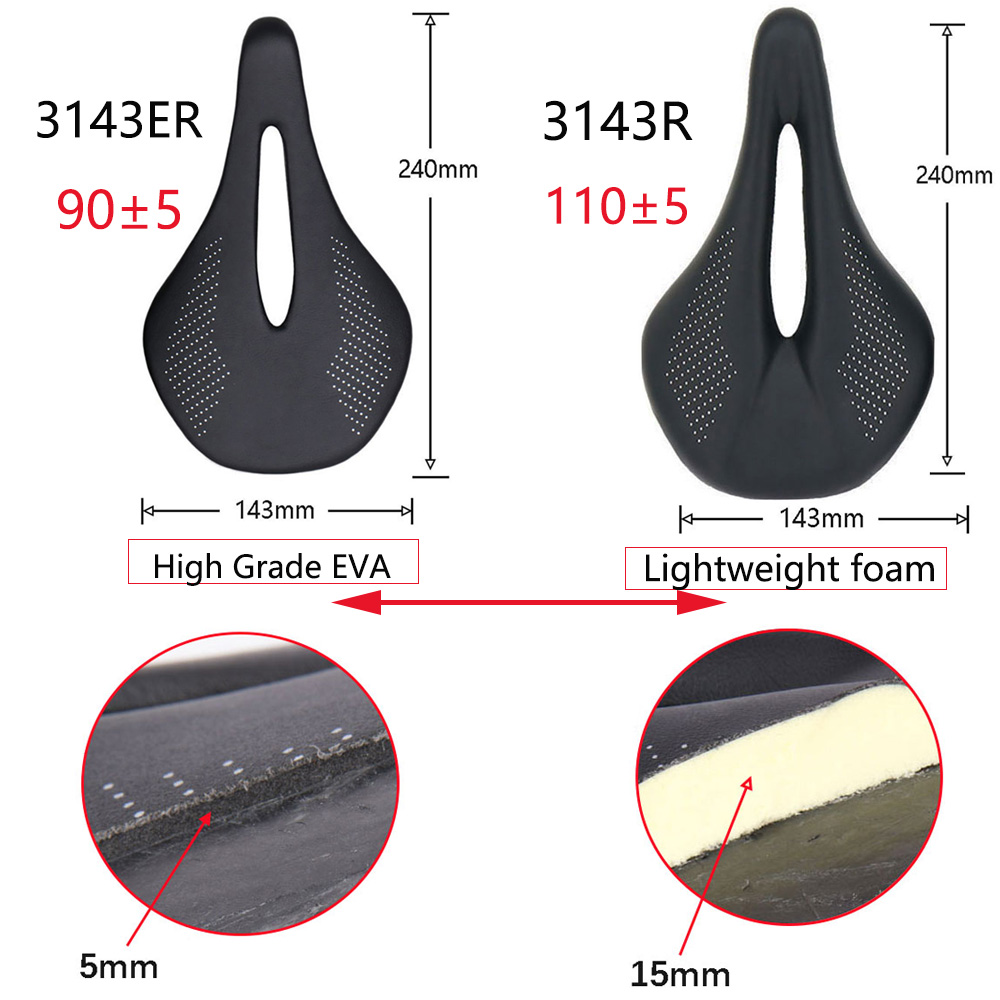 جديد 89 جرام إيفا الكربون دراج - مراجعة Carbon Fiber Saddle وسعره