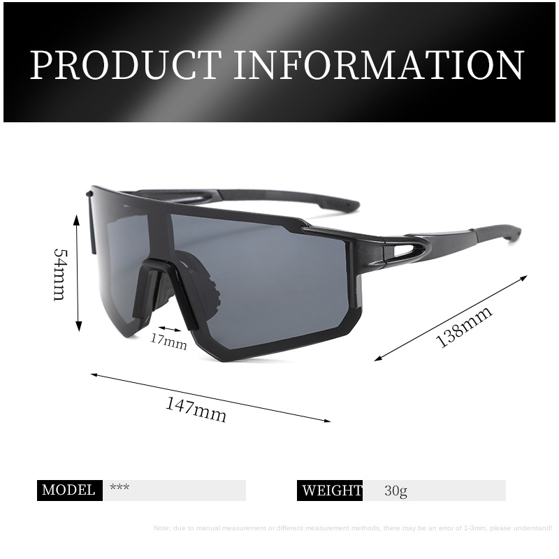 نظارات ركوب الدراجات كبيرة الح - مراجعة Cycling Glasses وسعره