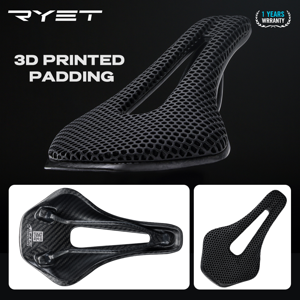 سرج دراجة مطبوع ثلاثي الأبعاد  - مراجعة Carbon Fiber Saddle وسعره