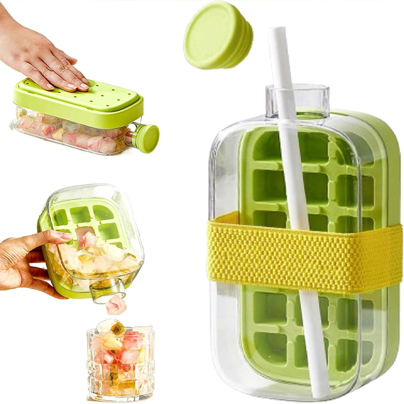 كوب تبريد 2 في 1 مع قالب ثلج،  - مراجعة Water Bottle Holder وسعره