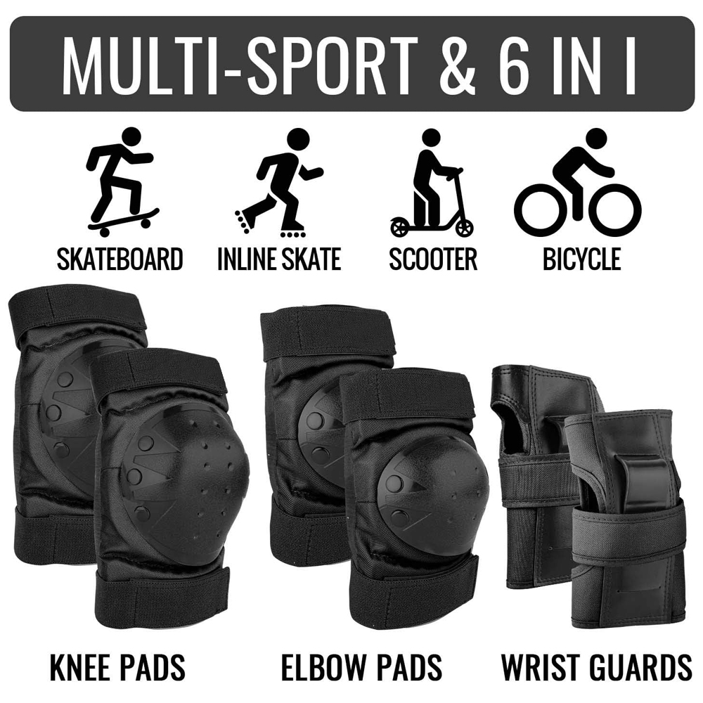 واقيات الركبة والكوع والمعصم ل - مراجعة Youth Cycling Gear وسعره