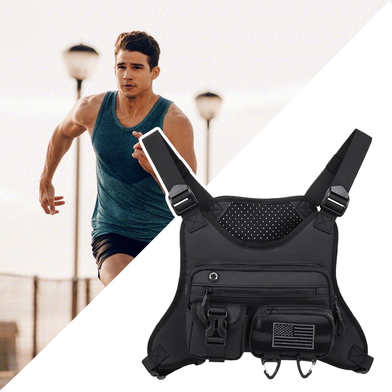 تشغيل حقيبة صدر للرجال صدرية ل - مراجعة Cycling Gear Holder وسعره
