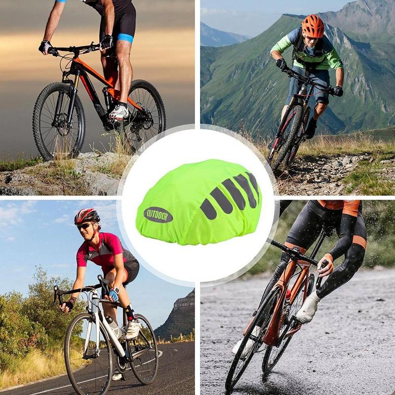 1 قطعة خوذة الدراجة البخارية غ - مراجعة Cycling Gear For Rain وسعره