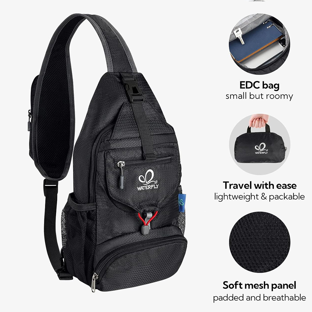 حقيبة صدر WATERFLY كتف صغيرة ع - مراجعة Cycling Backpack وسعره