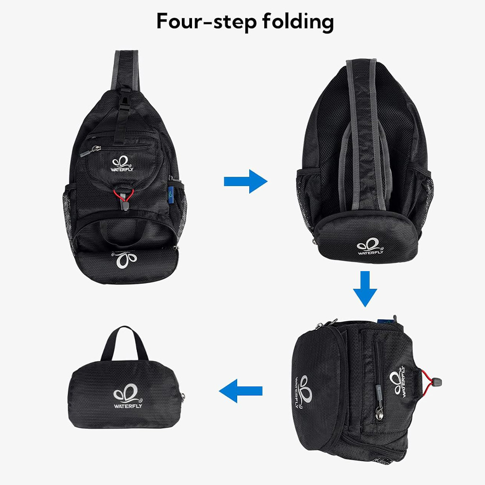 حقيبة صدر WATERFLY كتف صغيرة ع - مراجعة Cycling Backpack وسعره
