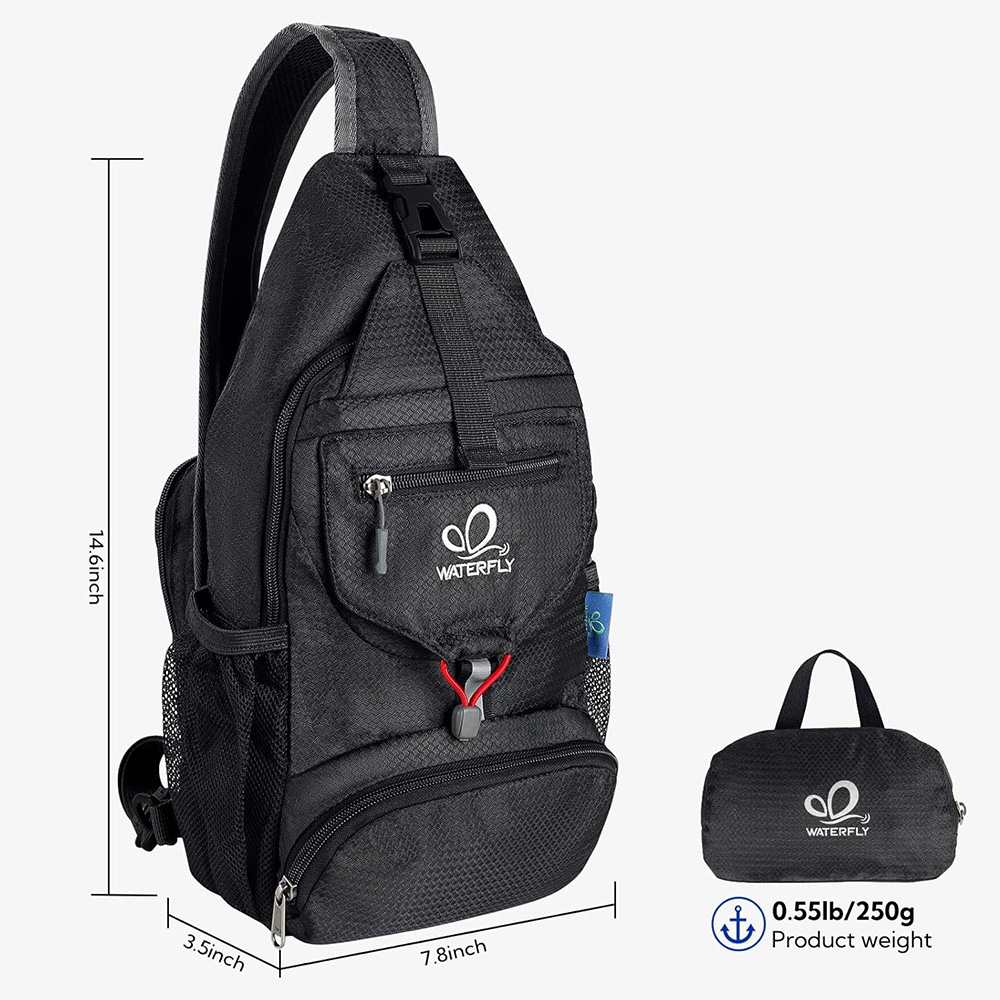 حقيبة صدر WATERFLY كتف صغيرة ع - مراجعة Cycling Backpack وسعره