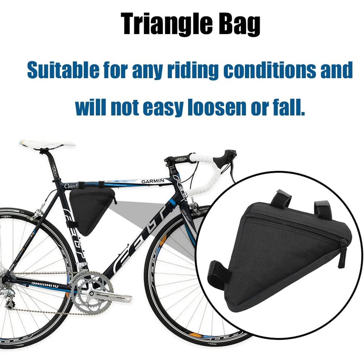 حقيبة مثلثة الشكل للدراجات من  - مراجعة Cycling Gear Pouch وسعره