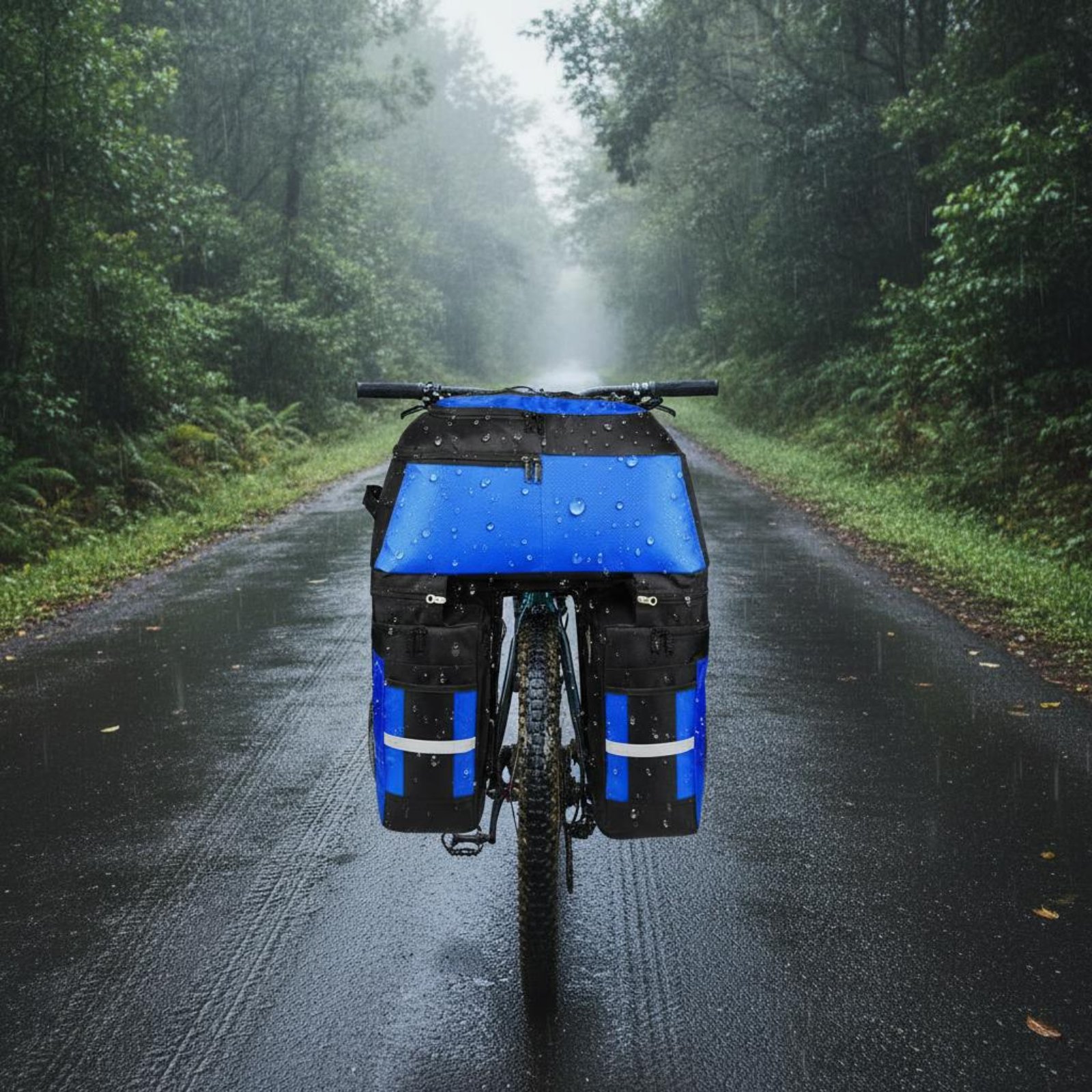 حقيبة خلفية للدراجة مع غطاء مق - مراجعة Cycling Gear For Rain وسعره